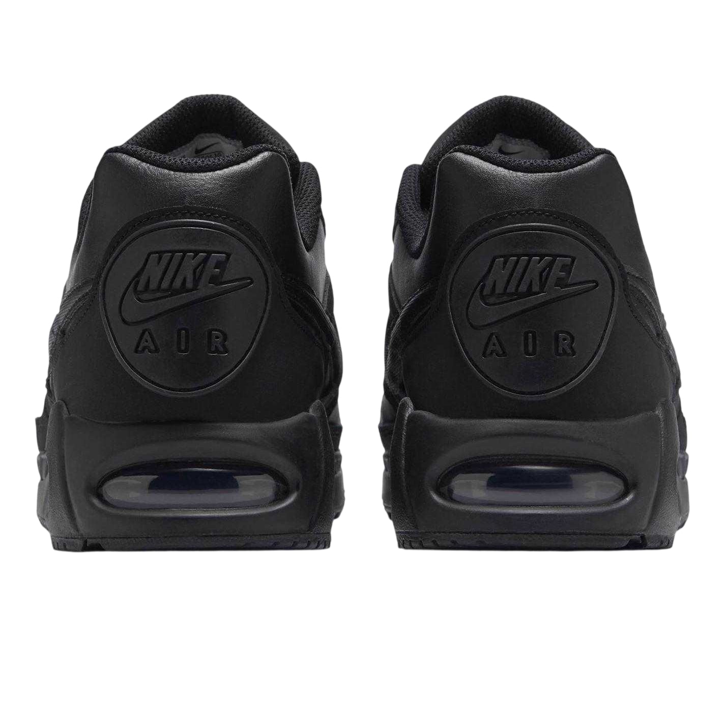 Triple Black - Back - Nike Mens Air Max Leather Trainers
