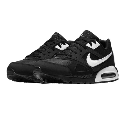 Black-White - Lifestyle - Nike Mens Air Max Leather Trainers