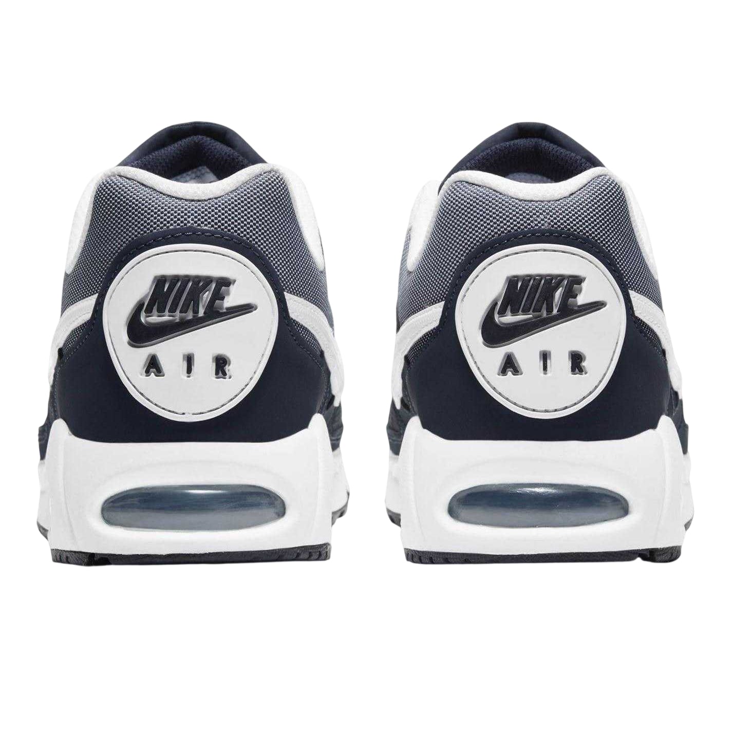 Navy-White - Back - Nike Mens Air Max Leather Trainers