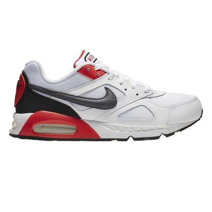 White-Black-Red - Front - Nike Mens Air Max Leather Trainers