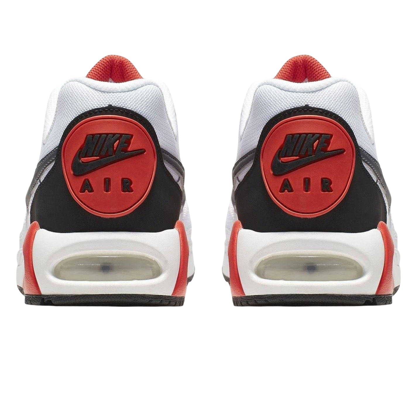 White-Black-Red - Back - Nike Mens Air Max Leather Trainers