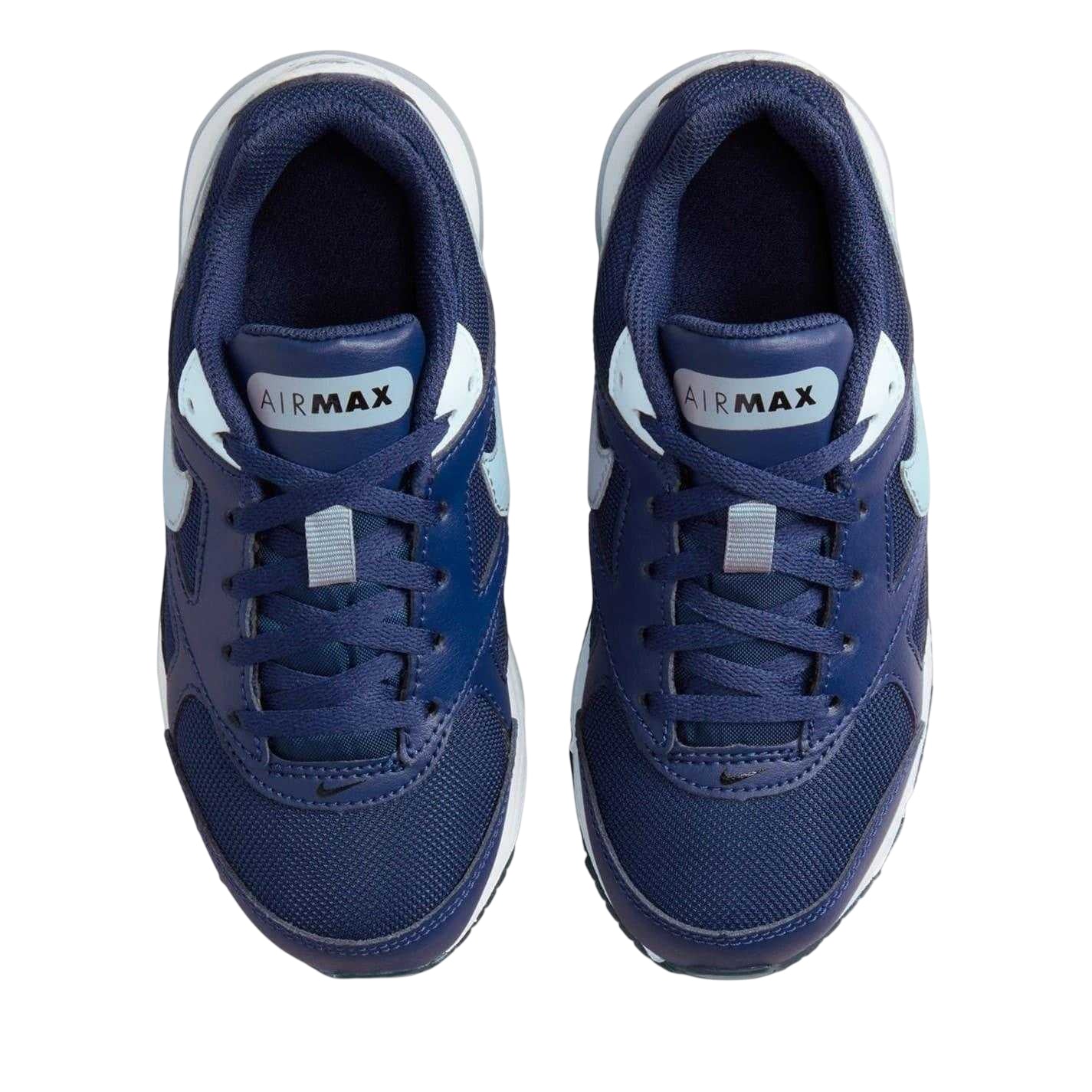 Navy-Grey - Lifestyle - Nike Boys Air Max Leather Trainers