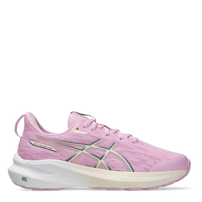 Lilac-Rose - Front - Asics Childrens-Kids Road+Run Cushioned Shoes
