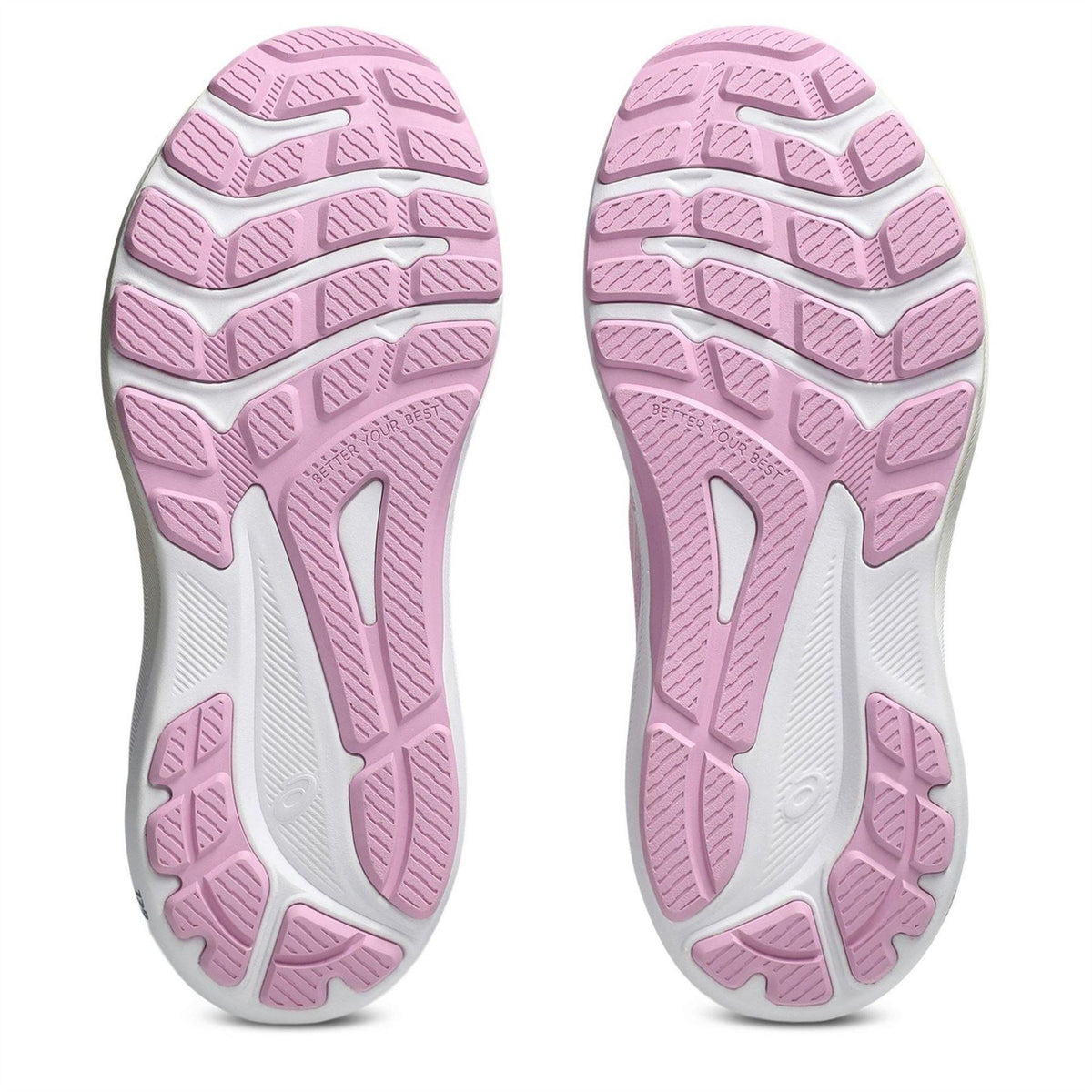 Lilac-Rose - Side - Asics Childrens-Kids Road+Run Cushioned Shoes