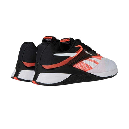 White-Orange-Black - Back - Reebok Womens-Ladies Nano X4 Shoes