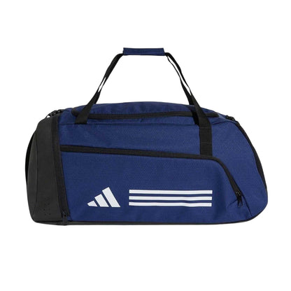 Navy-White - Front - Adidas Unisex Adult Essentials Duffle Bag