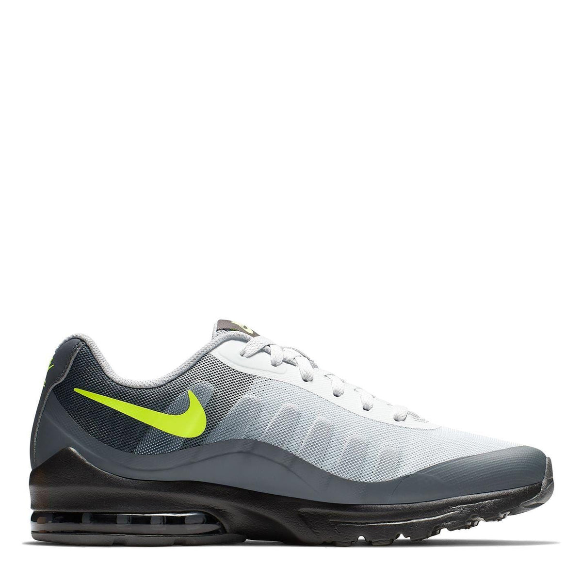 Black-Volt-Grey - Front - Nike Mens Air Max Trainers