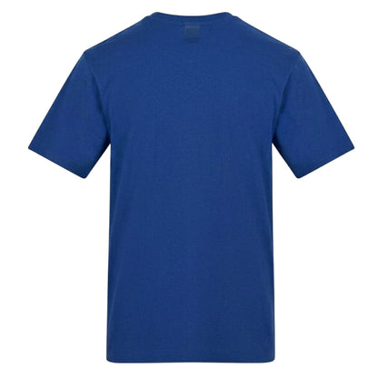 Blue - Back - AWD Unisex Adult England Flag Short-Sleeved T-Shirt