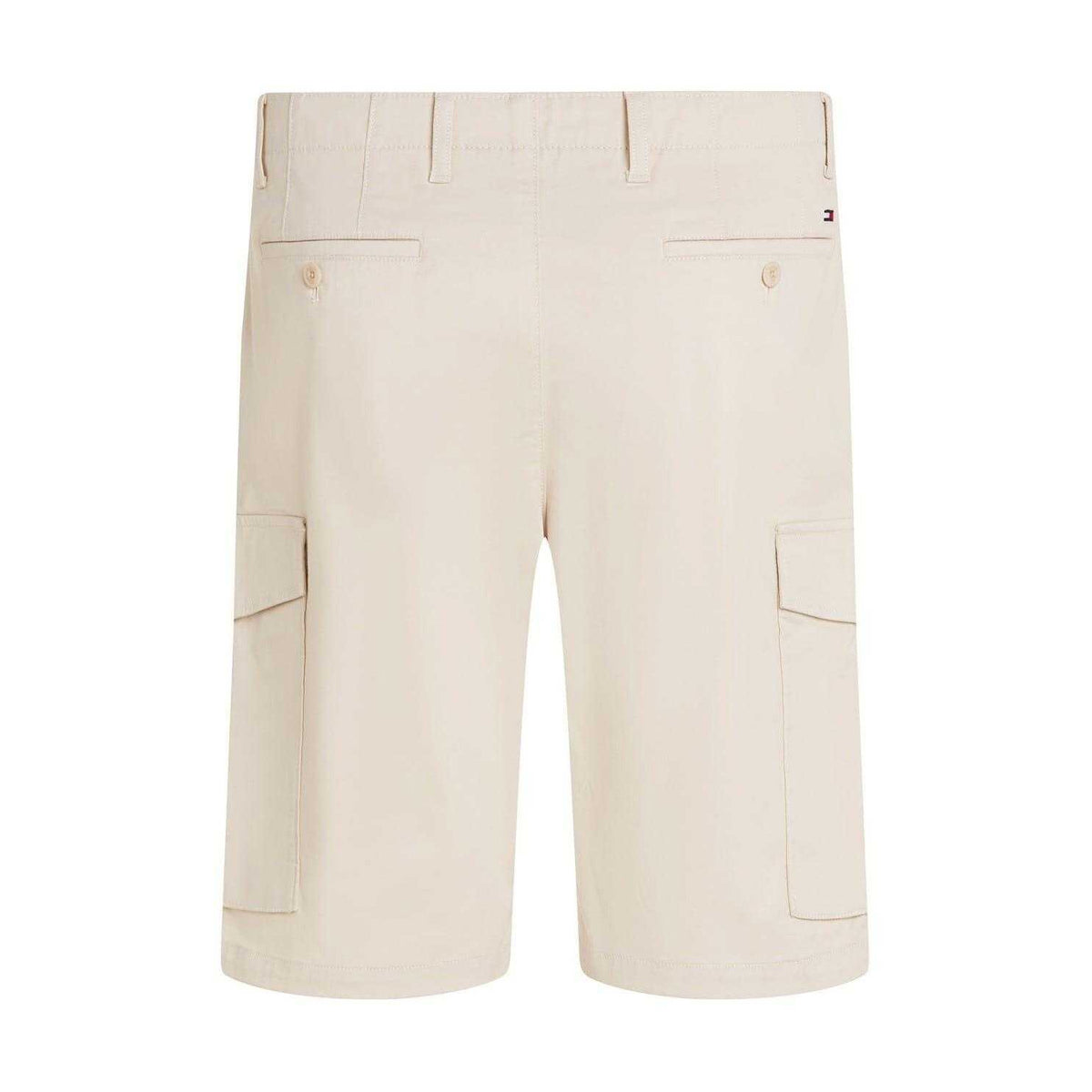 Beige - Back - Tommy Hilfiger Mens 1985 Cargo Shorts