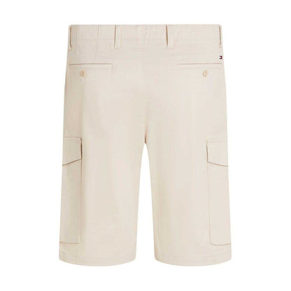 Beige - Back - Tommy Hilfiger Mens 1985 Cargo Shorts