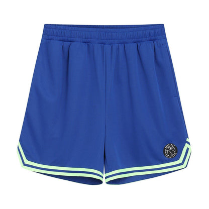 Blue-Green - Front - Everlast Childrens-Kids BB100 Mesh Basketball Shorts