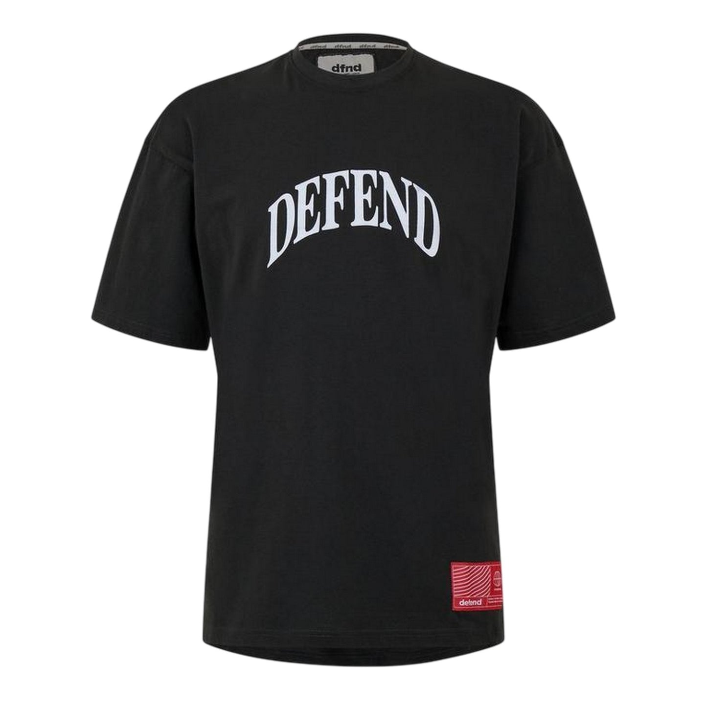Black - Back - DFND London Mens Defend T-Shirt & Shorts Set