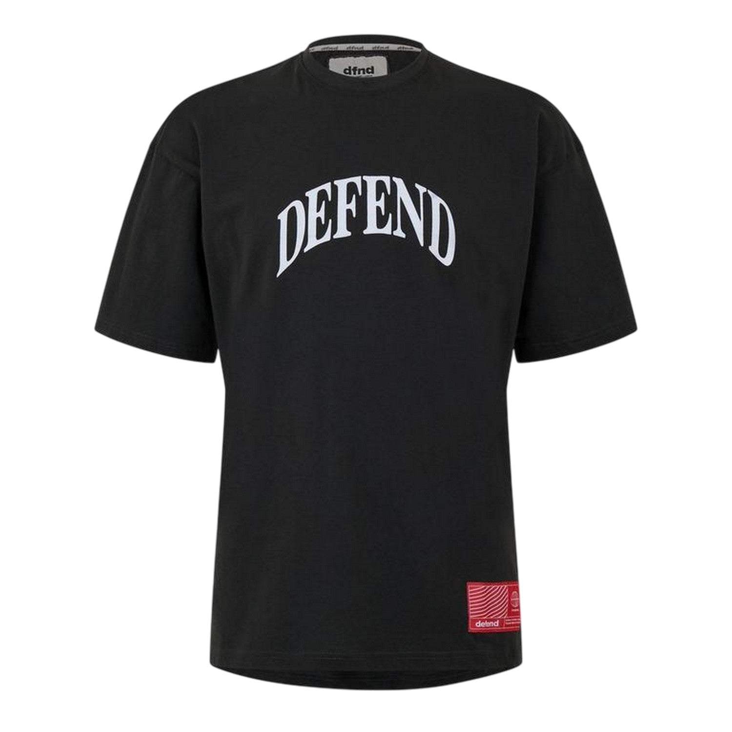 Black - Back - DFND London Mens Defend T-Shirt & Shorts Set