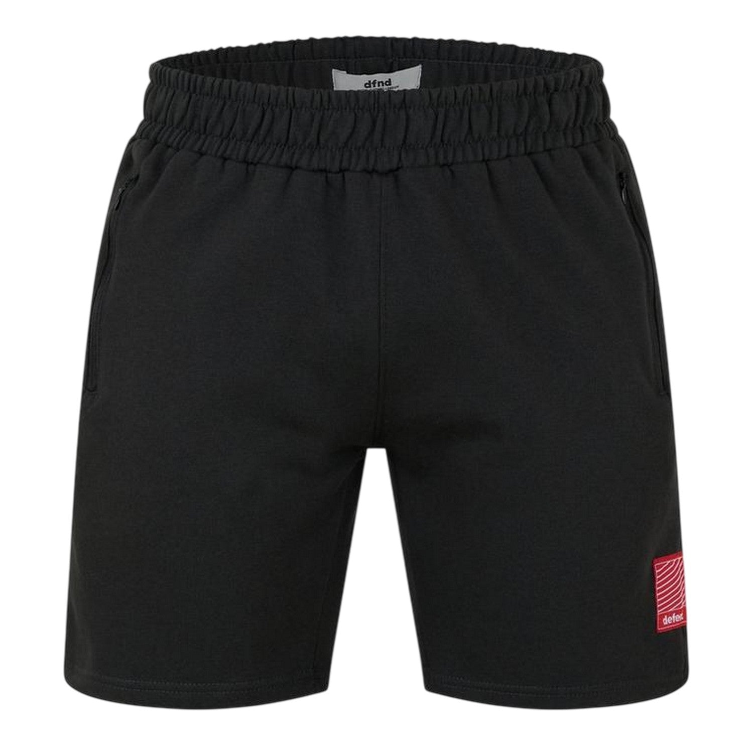 Black - Side - DFND London Mens Defend T-Shirt & Shorts Set