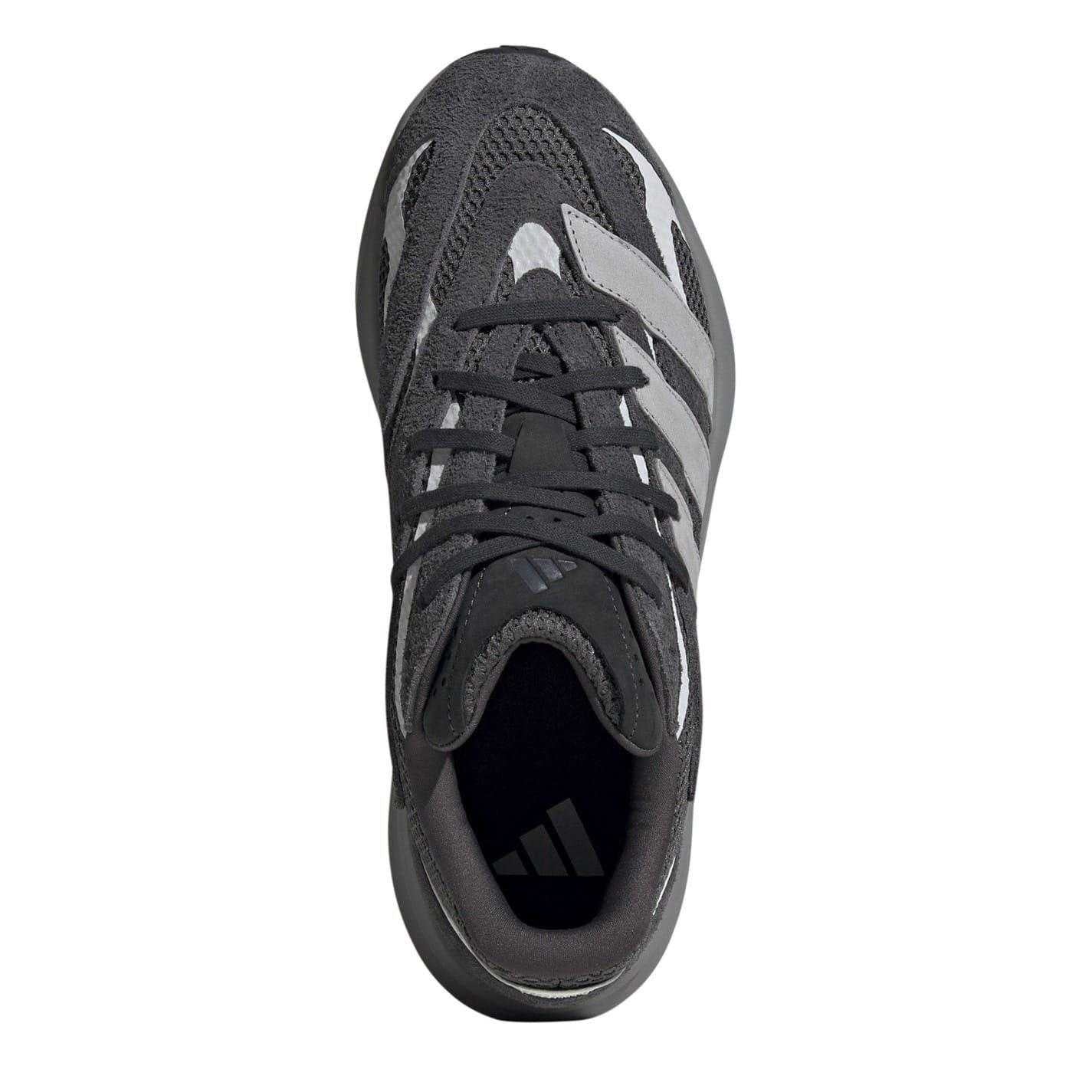 Carbon Black-Grey-White - Lifestyle - Adidas Mens Lightblaze Trainers