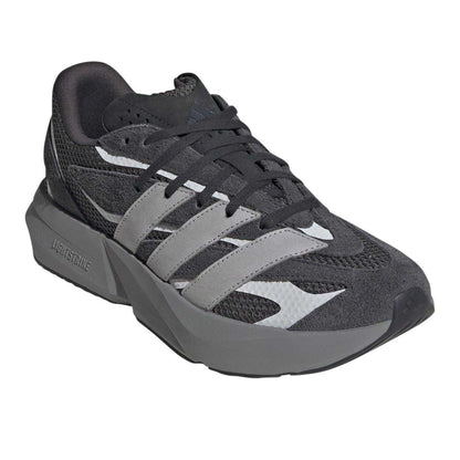 Carbon Black-Grey-White - Pack Shot - Adidas Mens Lightblaze Trainers