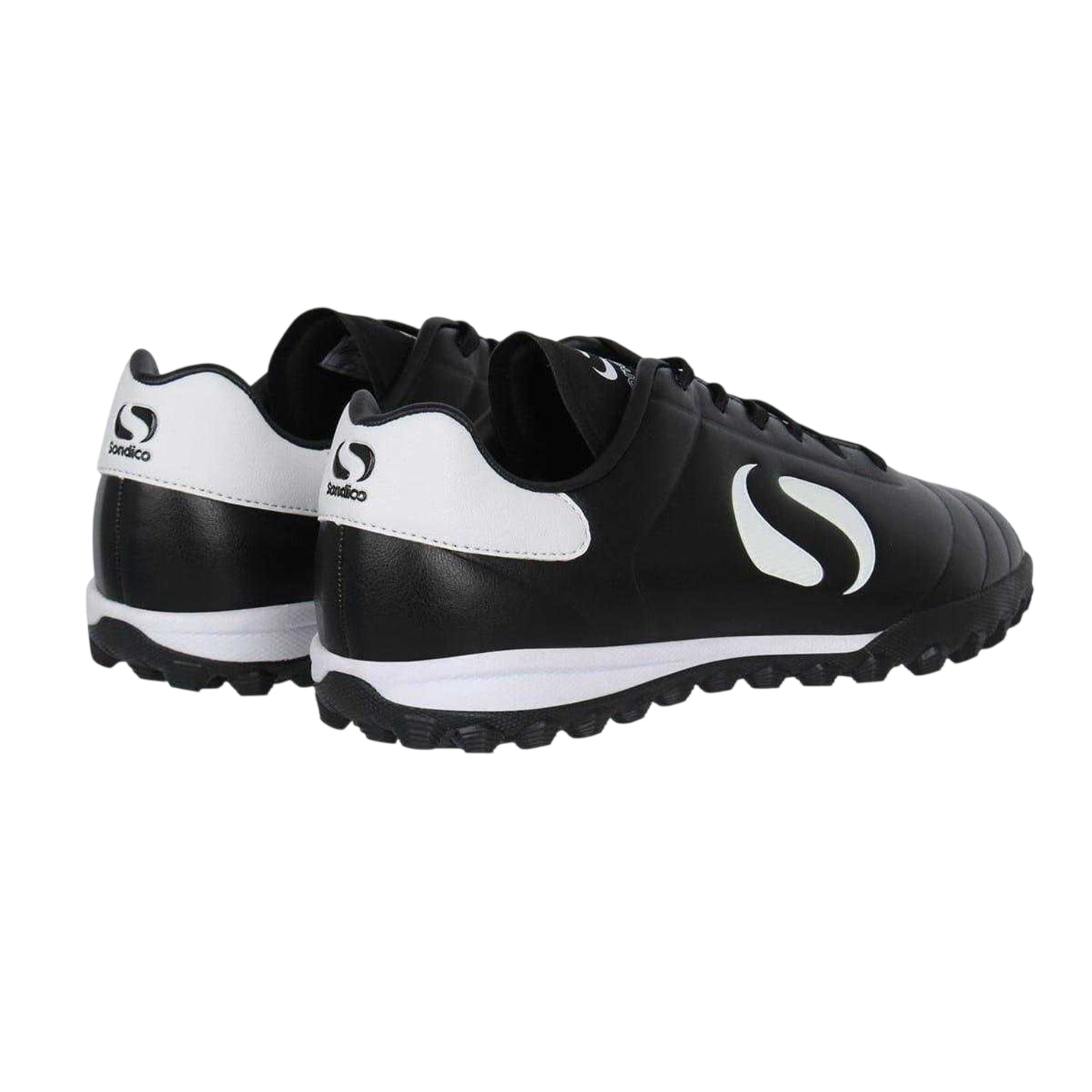 Black-White - Back - Sondico Mens Strike Astro Turf Trainers