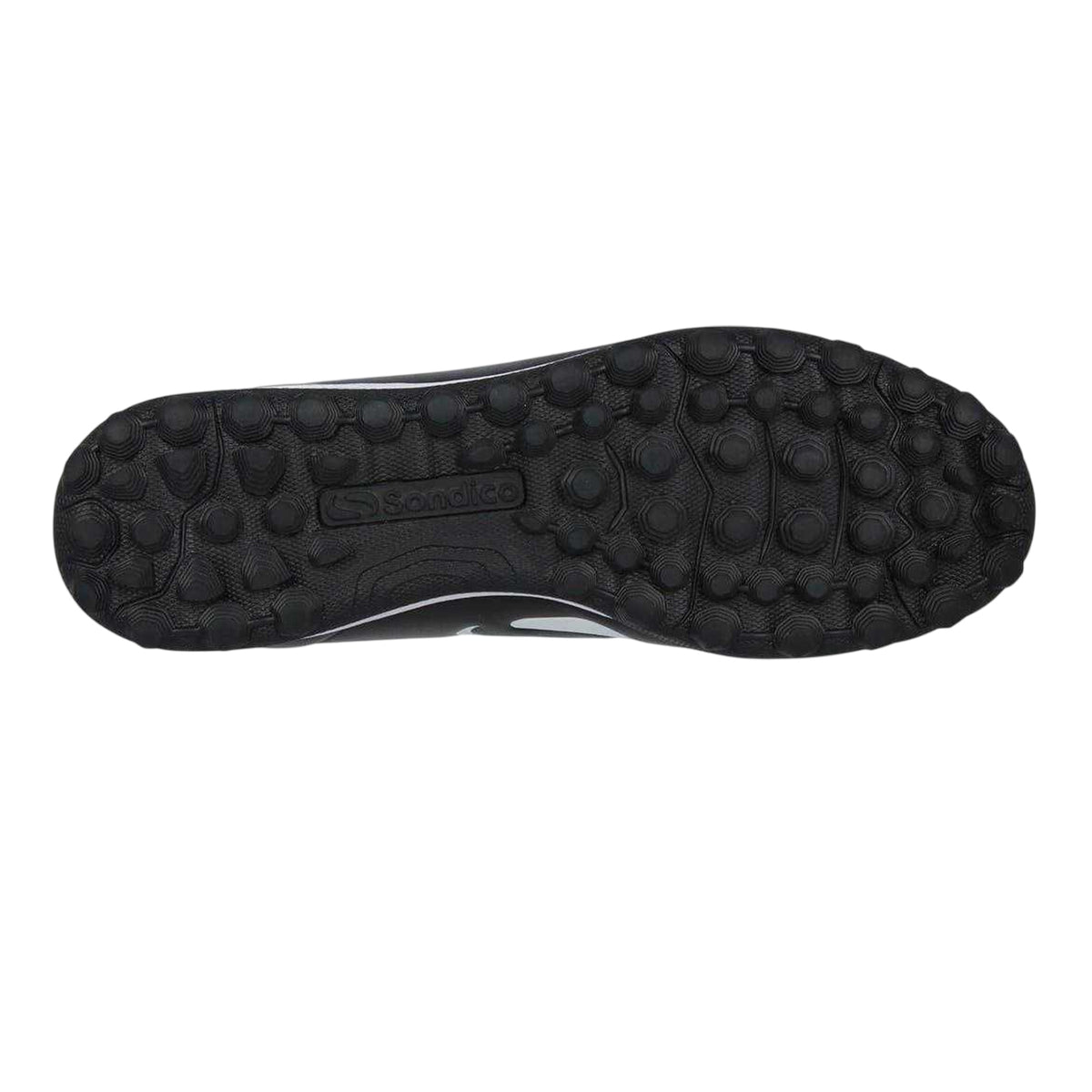 Black-White - Side - Sondico Mens Strike Astro Turf Trainers