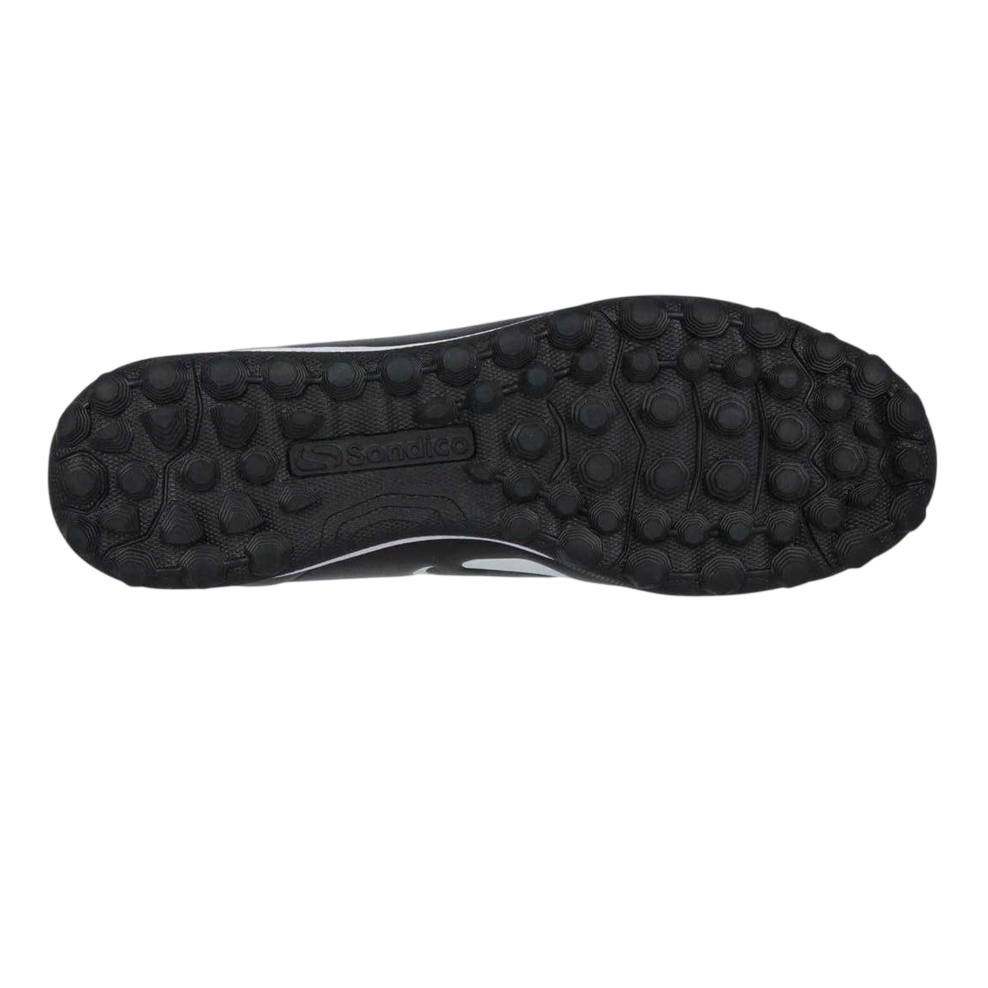 Black-White - Side - Sondico Mens Strike Astro Turf Trainers
