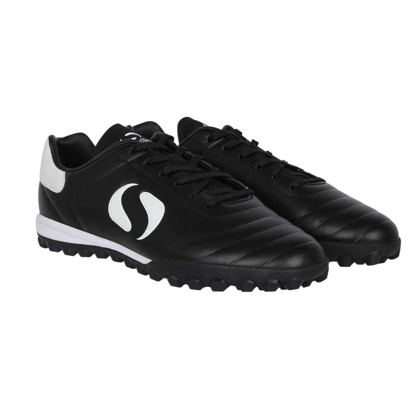 Black-White - Pack Shot - Sondico Mens Strike Astro Turf Trainers