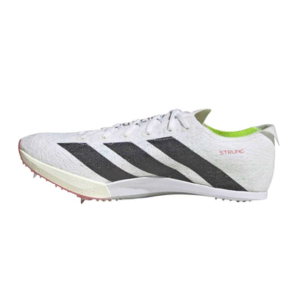 White-Core Black - Side - Adidas Mens Adizero 3 Stripes Athletic Shoe Spikes