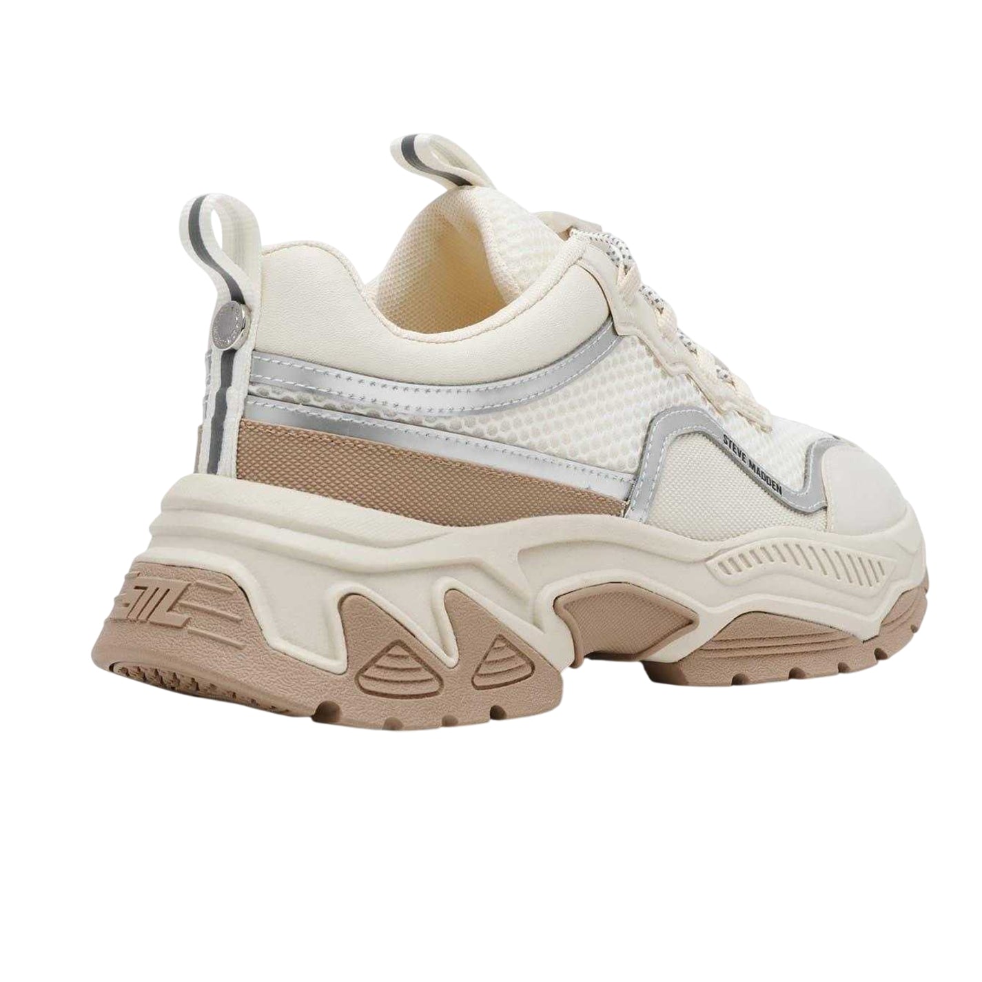Cream - Lifestyle - Steve Madden Womens-Ladies Chunky Flat Trainers