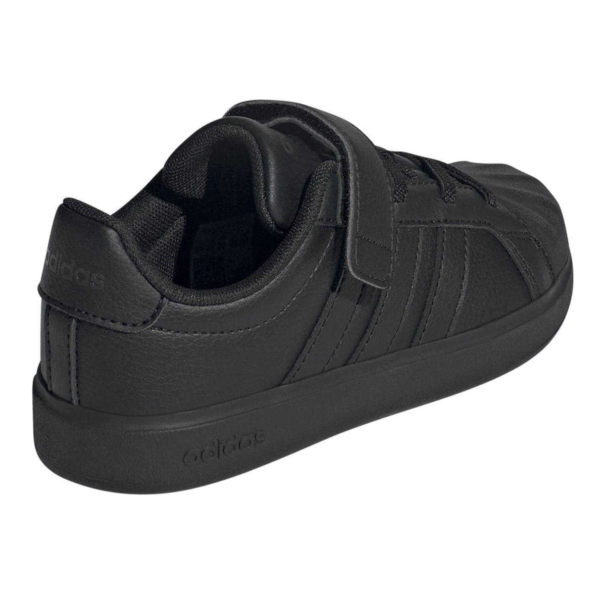 Triple Black - Back - Adidas Childrens-Kids Street Trainers
