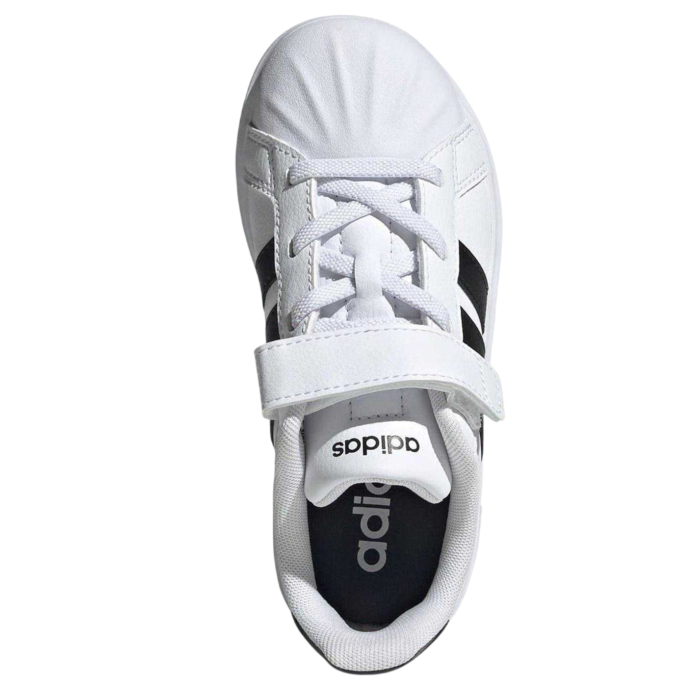 White-Black - Lifestyle - Adidas Childrens-Kids Street Trainers