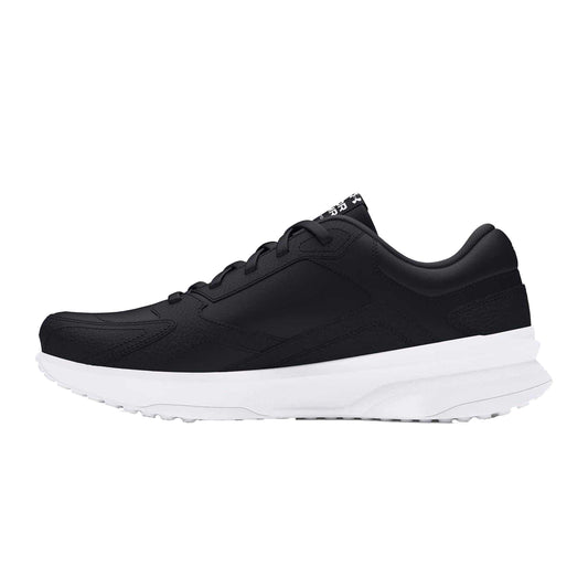 Green-White-Black - Front - Under Armour Mens Edge Low Trainers