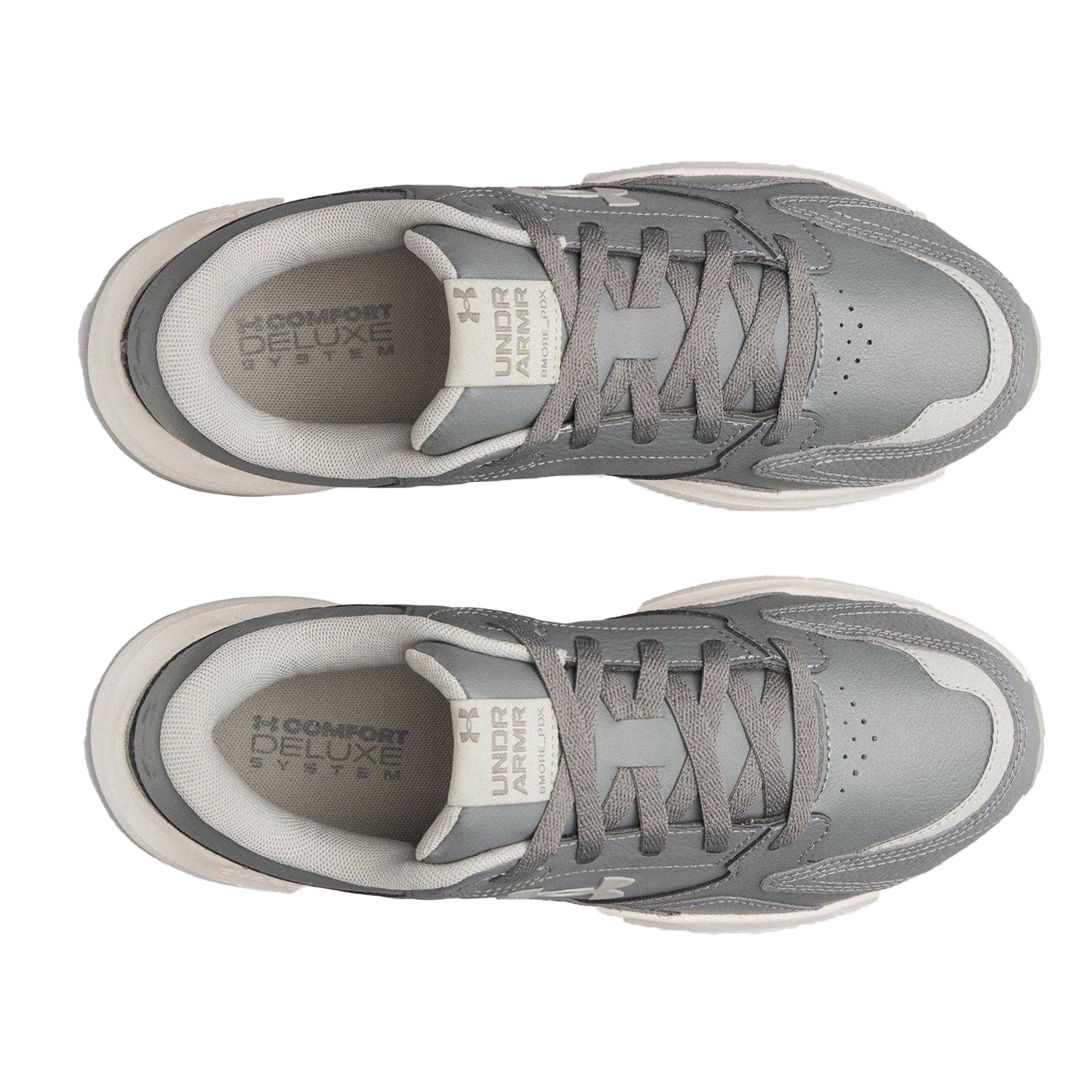 Green-White-Black - Close up - Under Armour Mens Edge Low Trainers