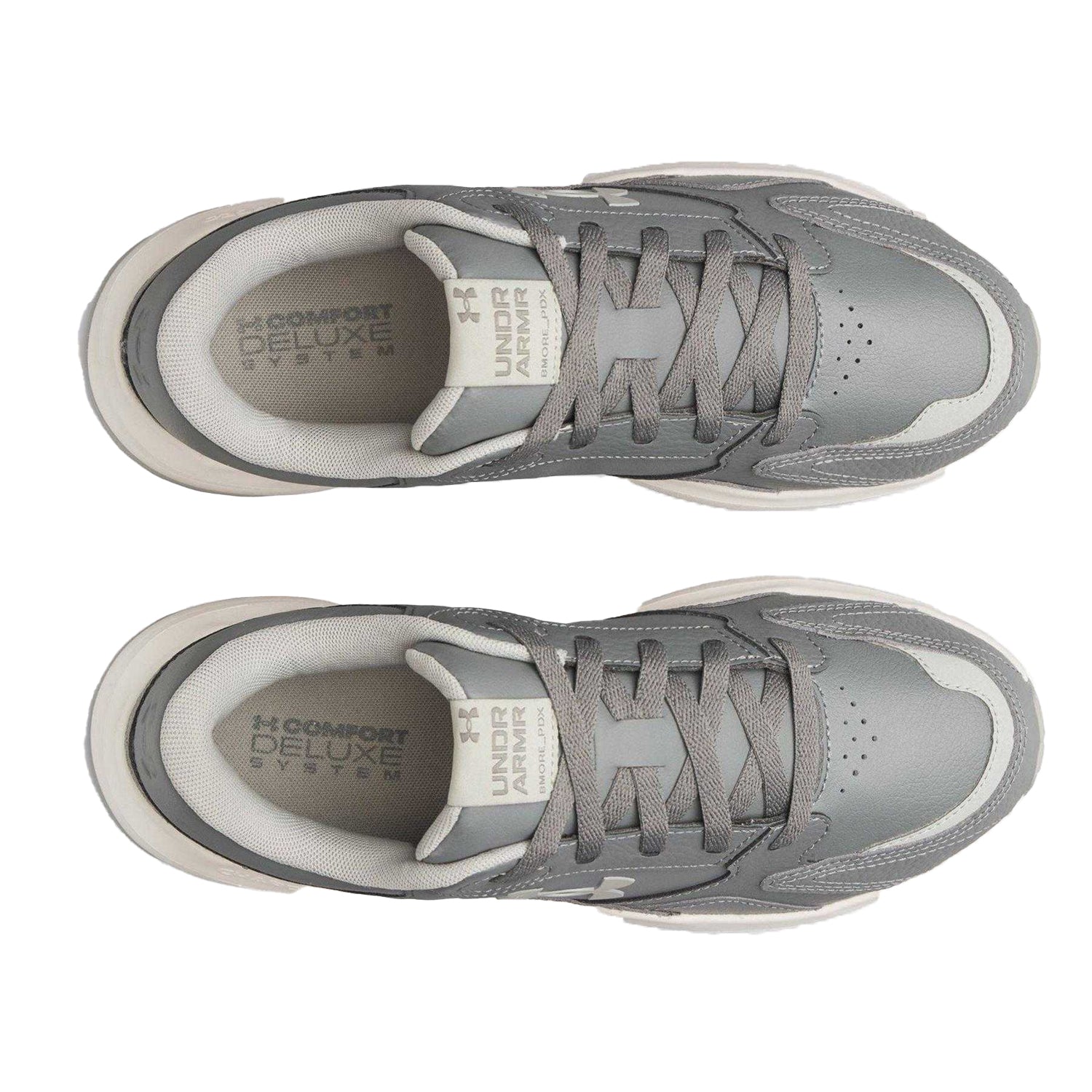 Green-White-Black - Close up - Under Armour Mens Edge Low Trainers