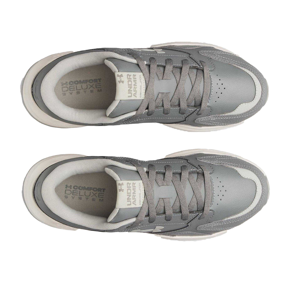 Green-White-Black - Close up - Under Armour Mens Edge Low Trainers