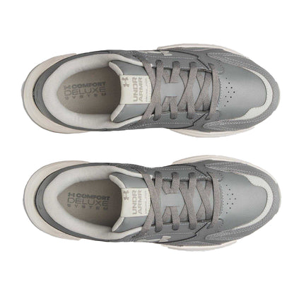 Green-White-Black - Close up - Under Armour Mens Edge Low Trainers