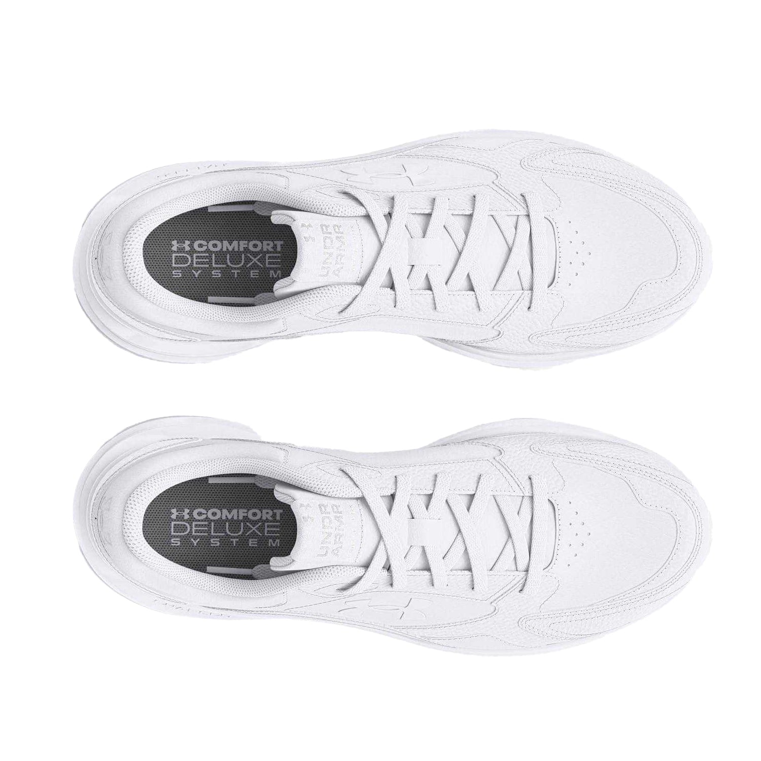 White-Halo Grey - Lifestyle - Under Armour Mens Edge Low Trainers