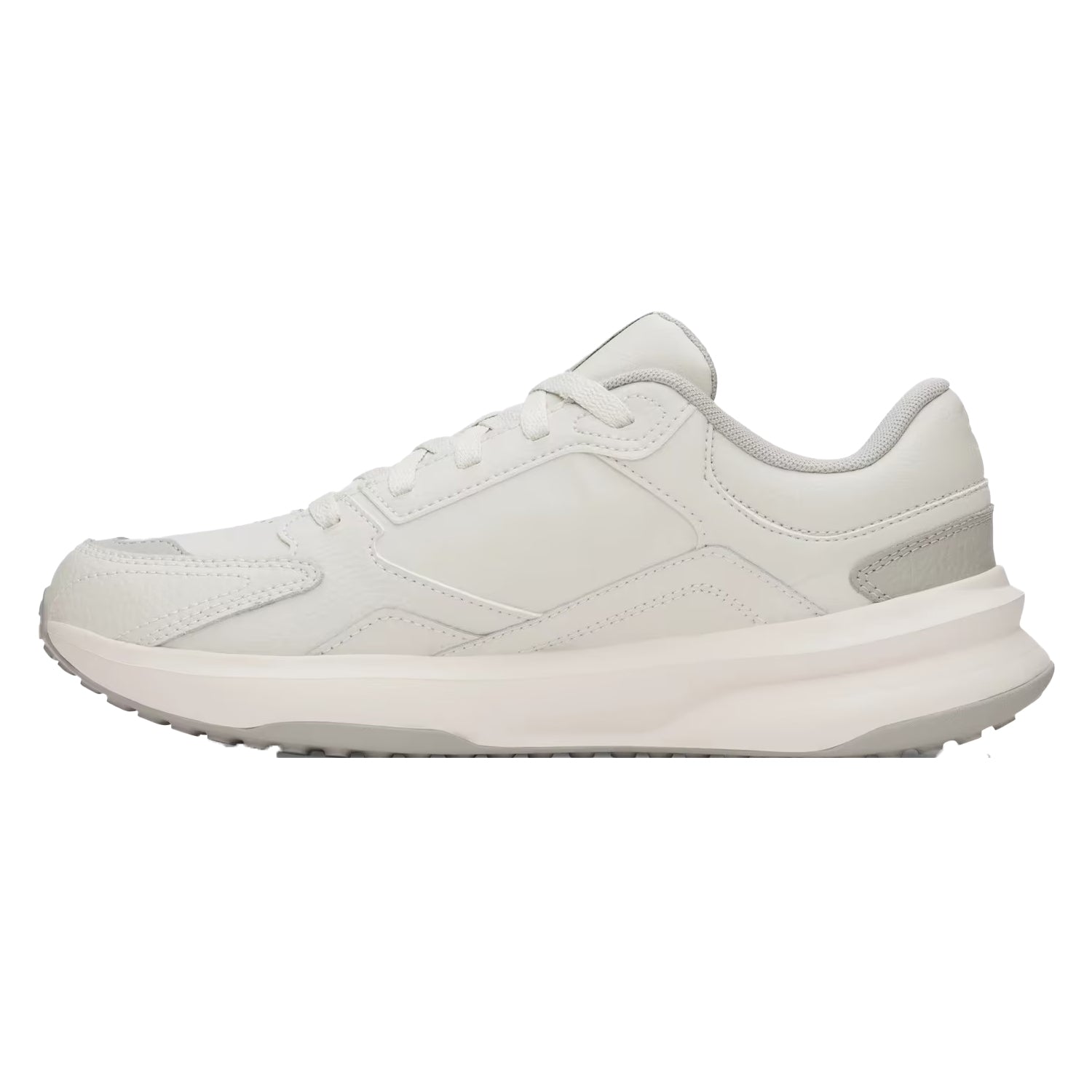 White-Titanium - Back - Under Armour Mens Edge Low Trainers