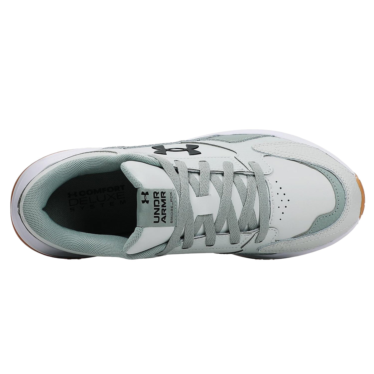 Green-White-Black - Lifestyle - Under Armour Mens Edge Low Trainers