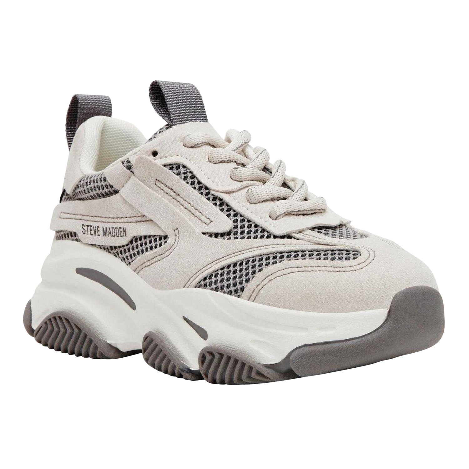Bone - Side - Steve Madden Girls Possession Trainers