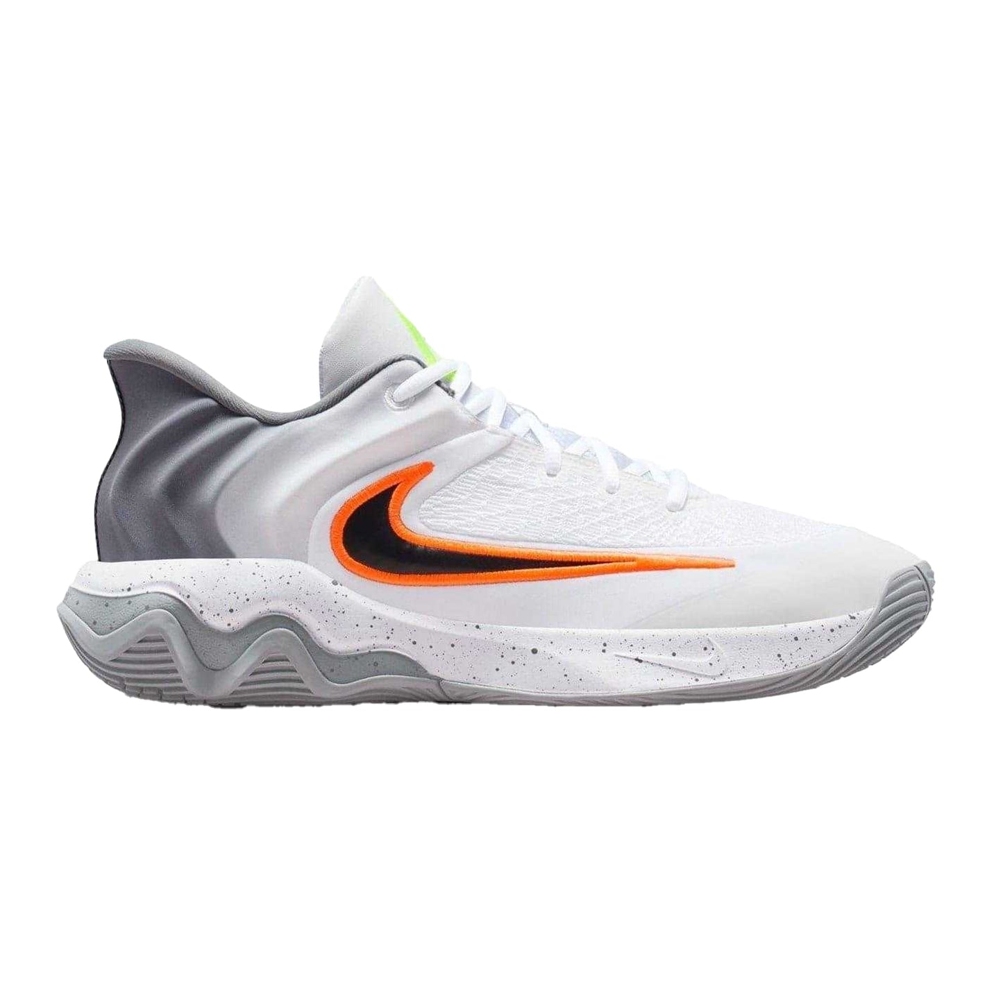 White-Black-Volt - Front - Nike Mens Immortality 4 Basketball Shoes