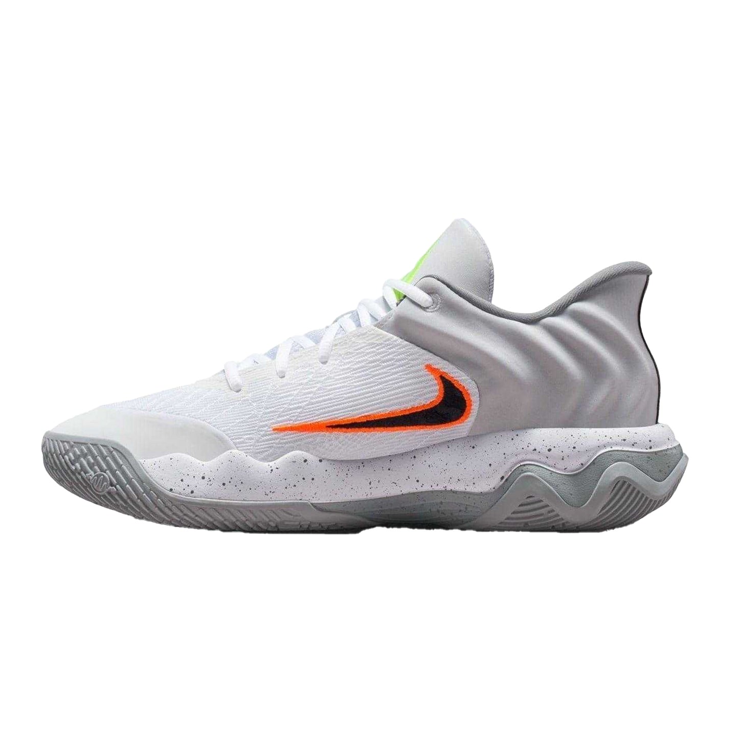 White-Black-Volt - Side - Nike Mens Immortality 4 Basketball Shoes