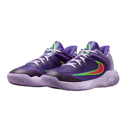 Purple-Crimson - Close up - Nike Mens Immortality 4 Basketball Shoes