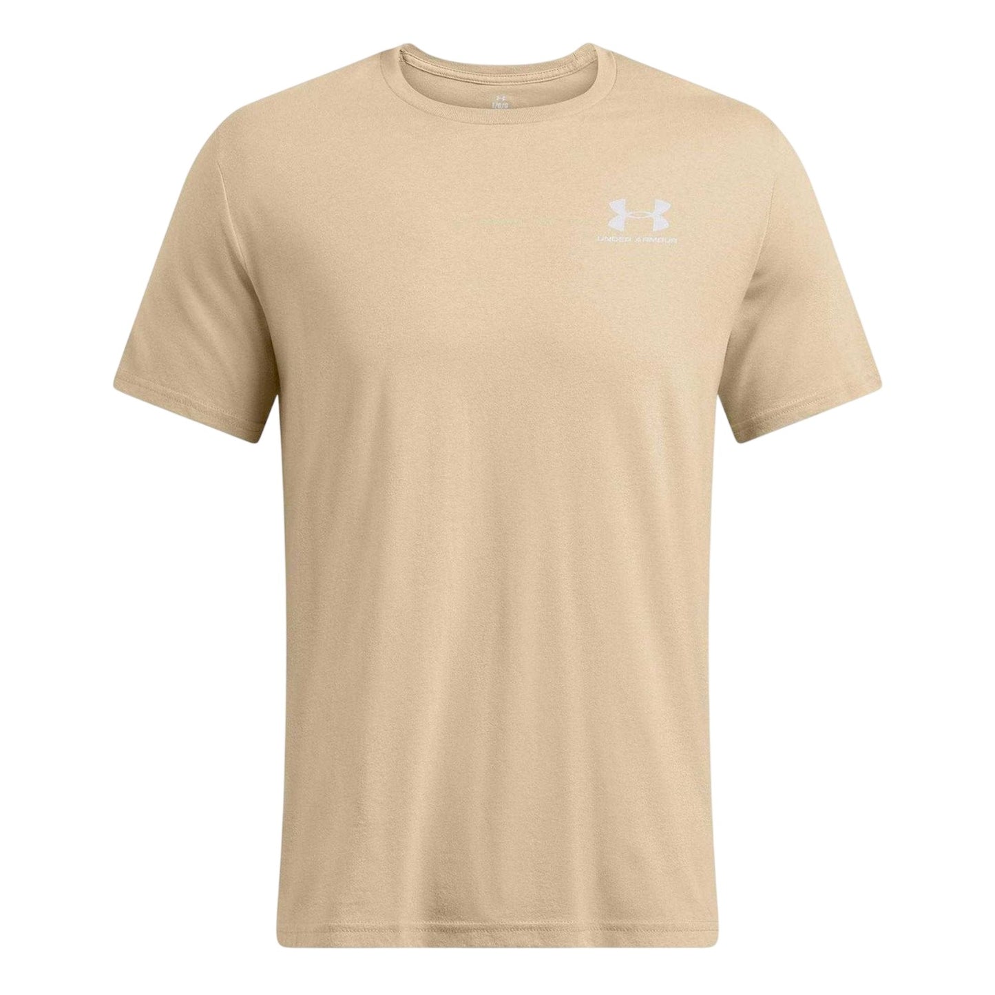 Khaki Brown - Front - Under Armour Mens Sportstyle Chest Logo T-Shirt