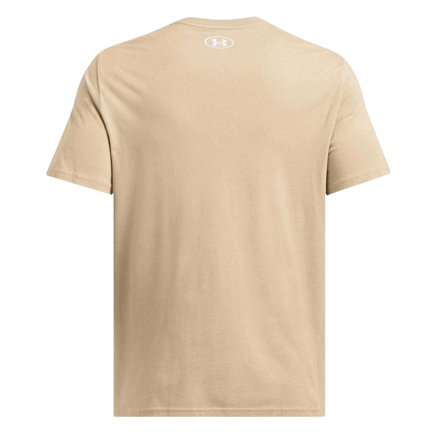 Khaki Brown - Back - Under Armour Mens Sportstyle Chest Logo T-Shirt