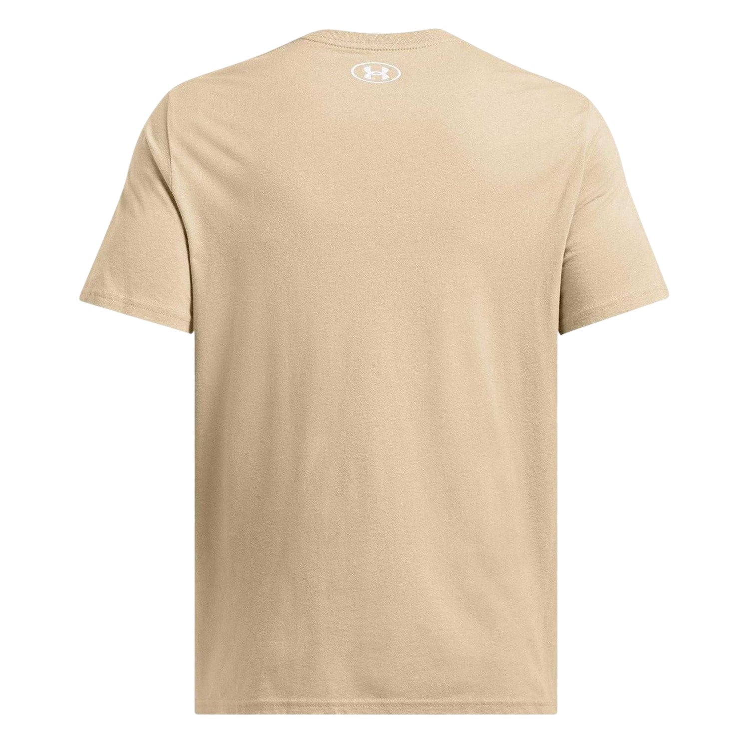 Khaki Brown - Back - Under Armour Mens Sportstyle Chest Logo T-Shirt