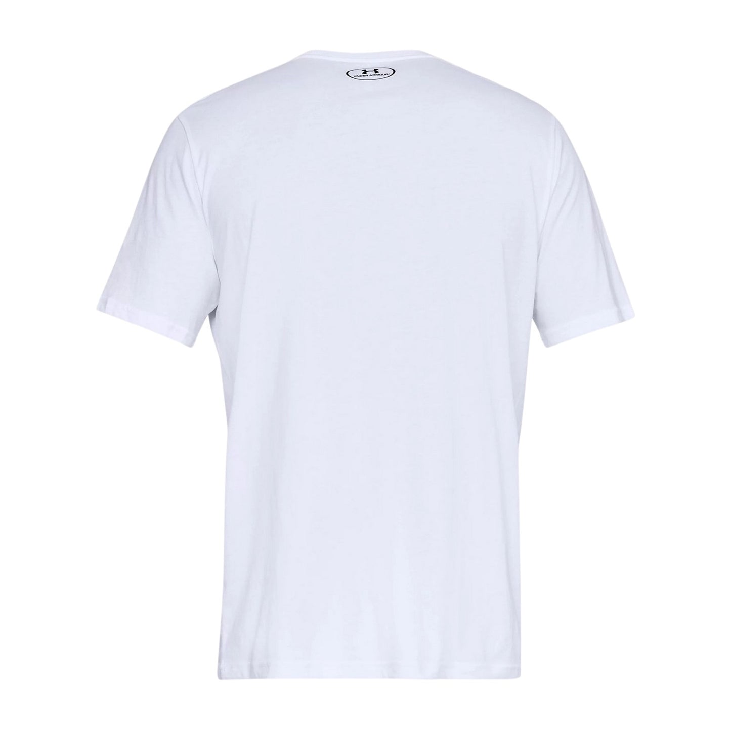 White-Black - Back - Under Armour Mens Sportstyle Chest Logo T-Shirt