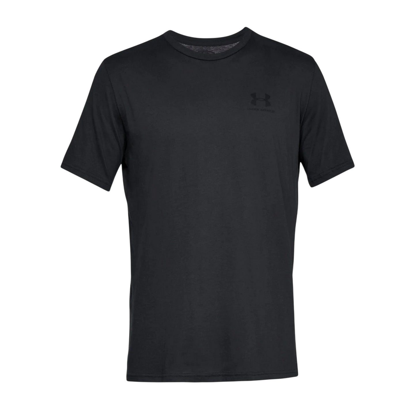 Black - Front - Under Armour Mens Sportstyle Chest Logo T-Shirt