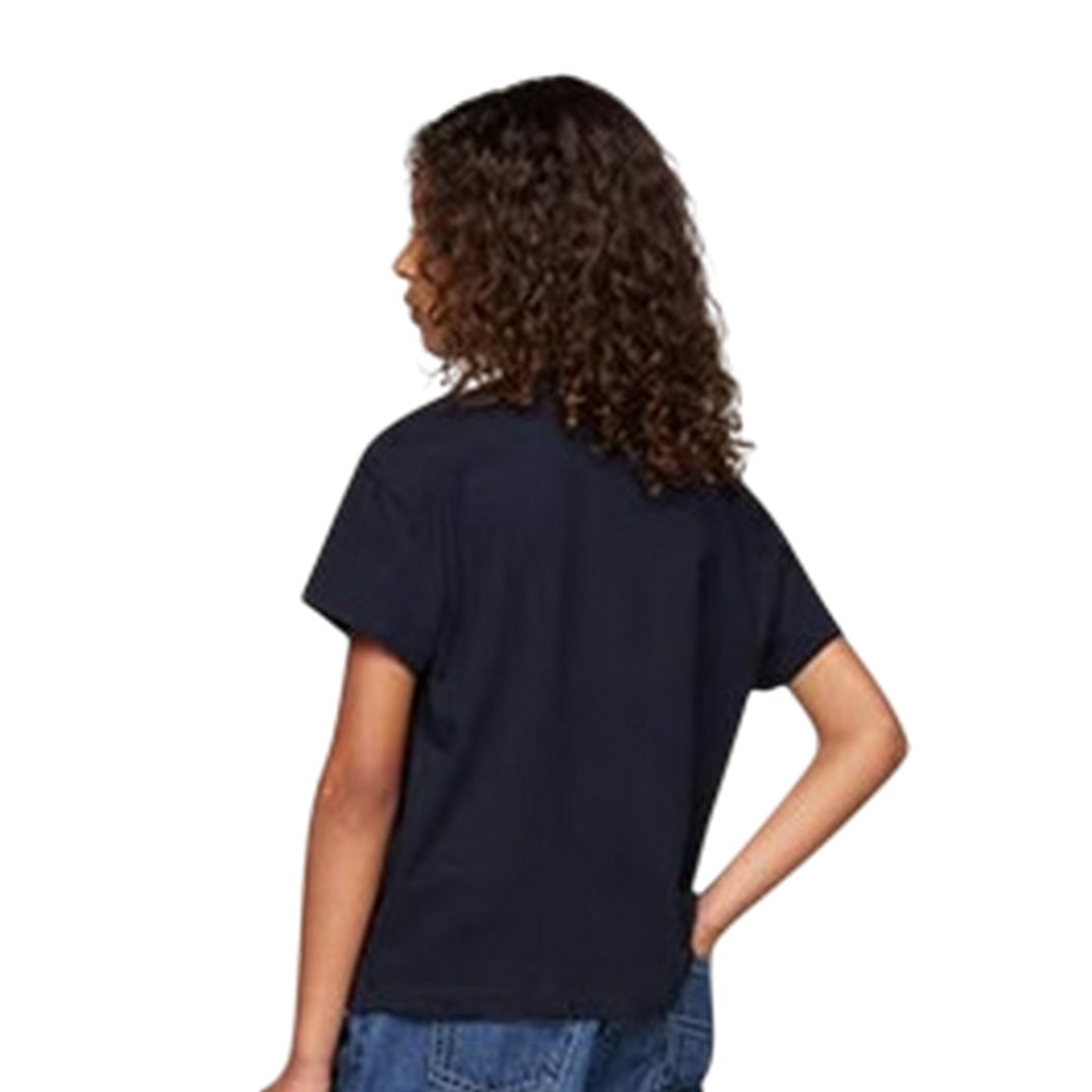 Desert Sky - Back - Tommy Hilfiger Childrens-Kids Text Logo T-Shirt