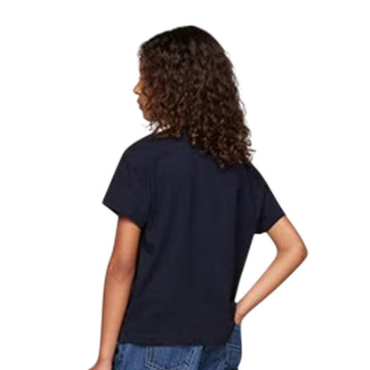 Desert Sky - Back - Tommy Hilfiger Childrens-Kids Text Logo T-Shirt