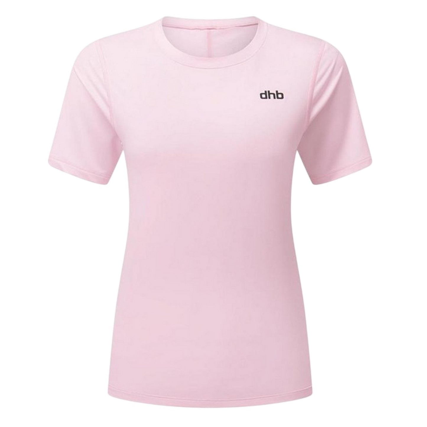Pink Marl - Front - dhb Womens-Ladies Moda Plain Short-Sleeved T-Shirt
