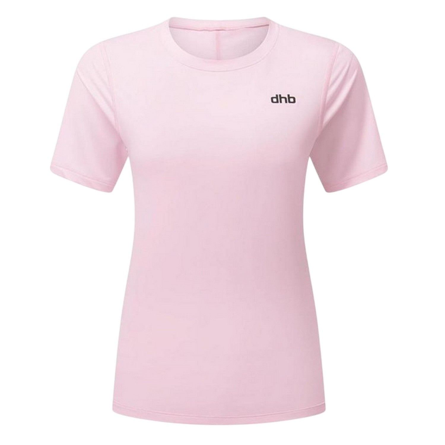 Pink Marl - Front - dhb Womens-Ladies Moda Plain Short-Sleeved T-Shirt