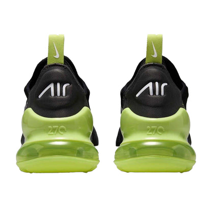 Black-Lemon - Back - Nike Childrens-Kids Air Max 270 React Swoosh Trainers